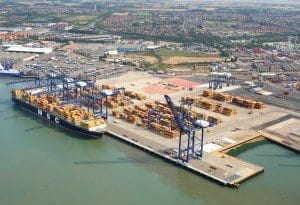 Port of Felixstowe Port of Felixstowe birds eye view