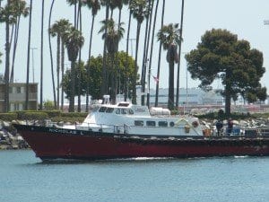 Boat at Port of Los Angeles Boat at Port of Los Angeles, environmental leader